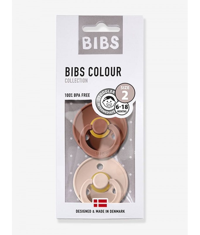 Pack de 2 Bib's Colour T2 - ROSE POUDRE/CHENE