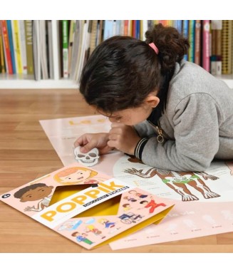 Poster en stickers - Corps Humain / 4 ans +