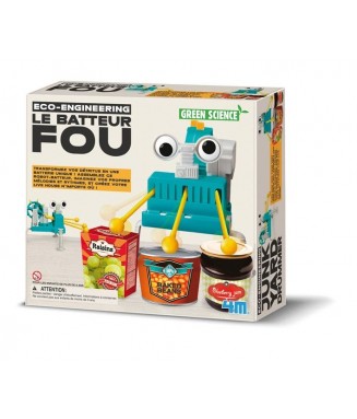 4M Kidzlabs GREEN SCIENCE/Eco-Engineering: LE BATTEUR FOU