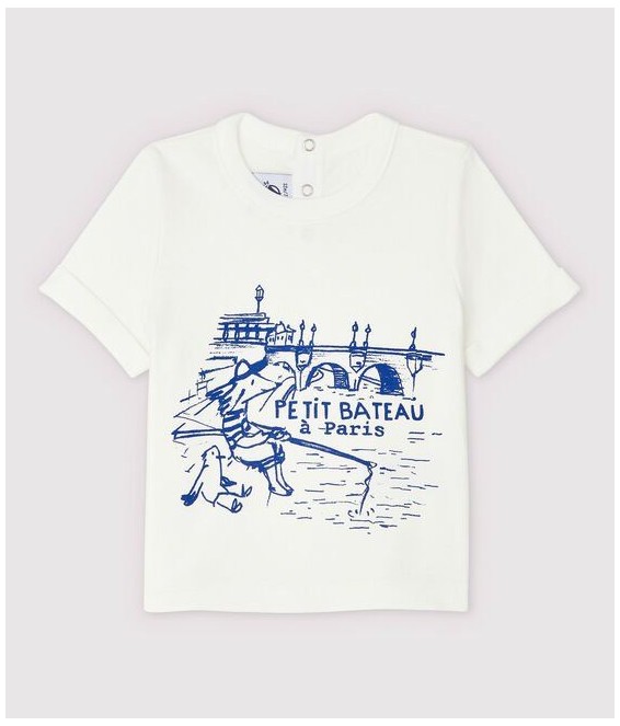 T-shirt « Petit Bateau à Paris » - 18 mois