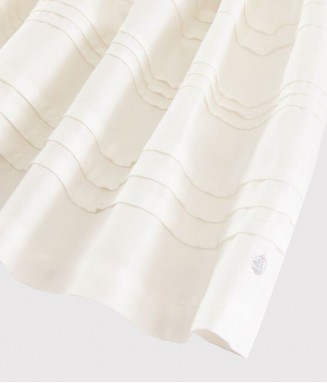 Robe "Maurie" manches courtes - blanc - 6 mois