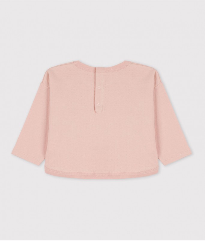 T-shirt manches longues bébé en tubique