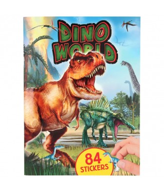Dino World avec autocollants Puffy