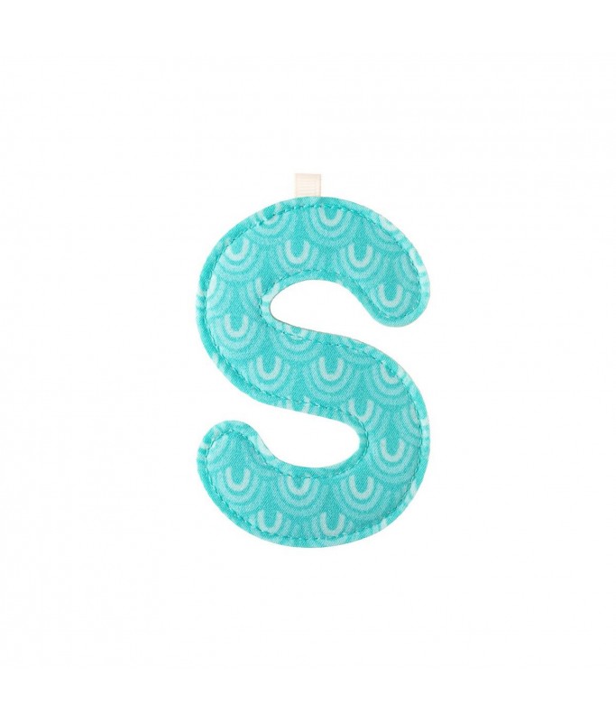 Lettre S - Turquoise
