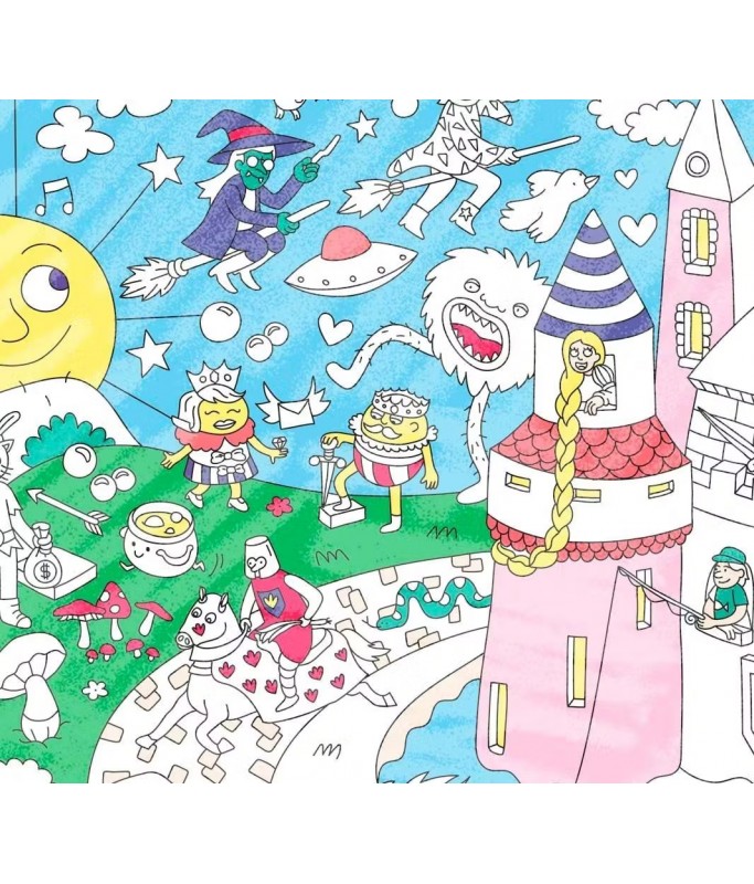 POSTER GEANT A COLORIER - MAGIC