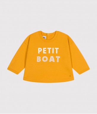 Sweatshirt jaune Petit Boat