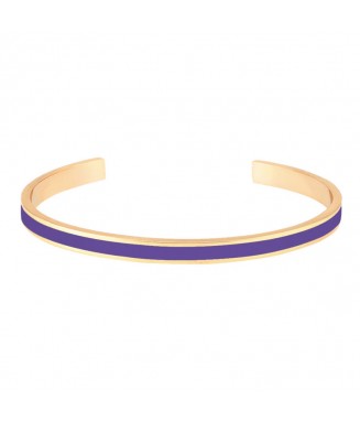 Jonc ouvert ajustable BANGLE - Deep purple