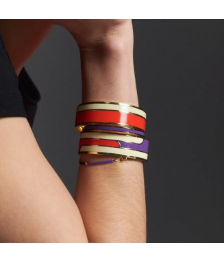 Jonc ouvert ajustable BANGLE - Deep purple