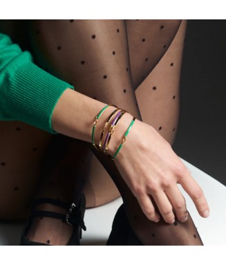 Jonc ouvert ajustable BANGLE - Deep purple