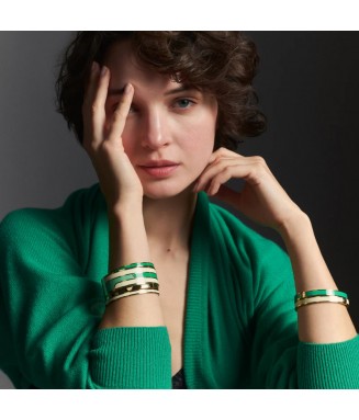 Jonc ouvert ajustable BANGLE - simply green