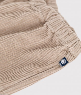 Pantalon velours - Beige