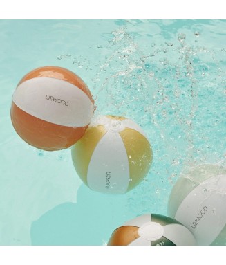 Ballon de plage - Stripe Dusty Mint / Creme de la Creme