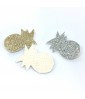 Broche Ananas - Paillettes Or