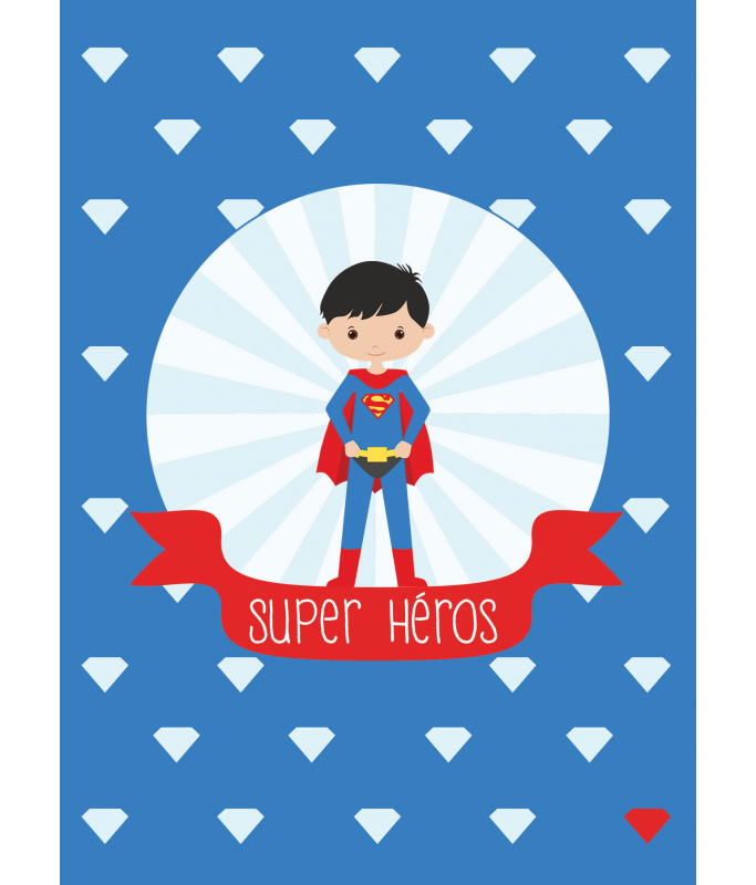 Carte Postale "Superboy"