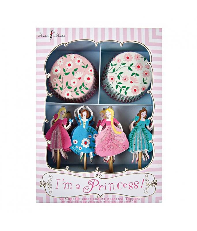 Kit Cupcakes Je suis une princesse