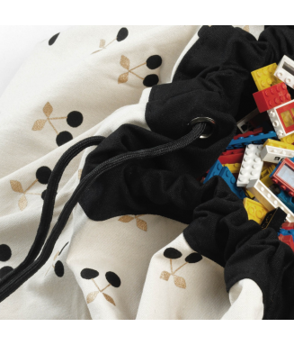 Play&Go® Mini tapis de Jeu et sac à jouets - Cerise dorée
