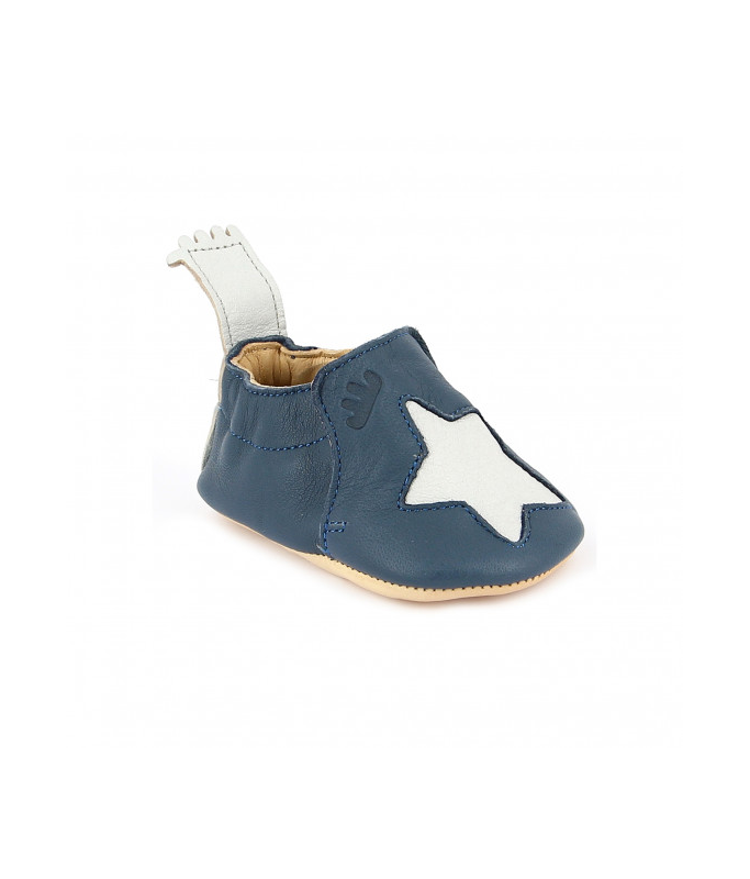 Chaussons Blumoo - Denim Inwi - 0-6 mois