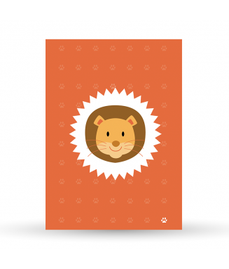 Carte Postale Jungle - Lion