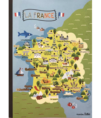 Petit cahier : carte de France
