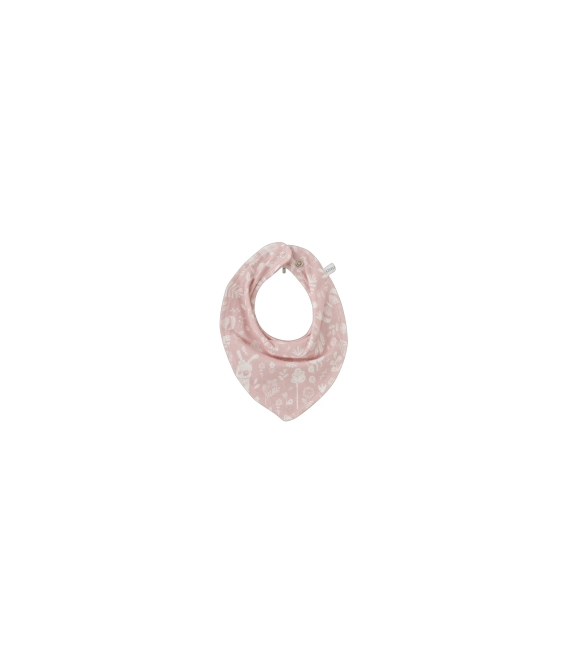 Bavoir bandana - adventure pink