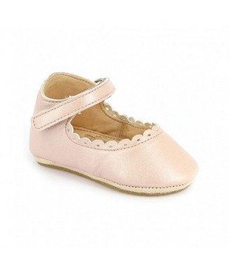 CHARLIE - Chaussons Rose baba - Taille 19