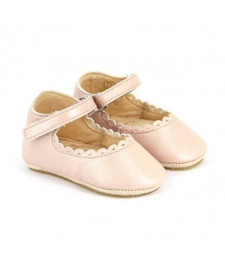 CHARLIE - Chaussons Rose baba - Taille 21