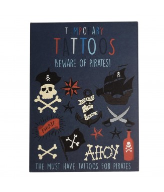 Tatouages temporaires - pirates