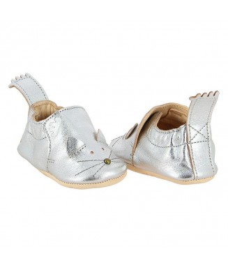 Chaussons Blumoo - Chat Silver - 12/18 mois