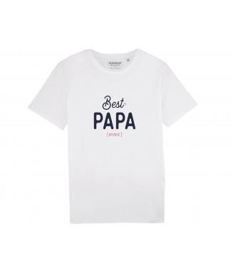 T-shirt - Homme - Best papa ever - Taille XL